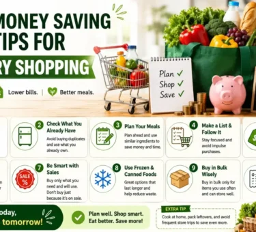 Smart Money Saving Tips For Grocery Shopping on a Budget