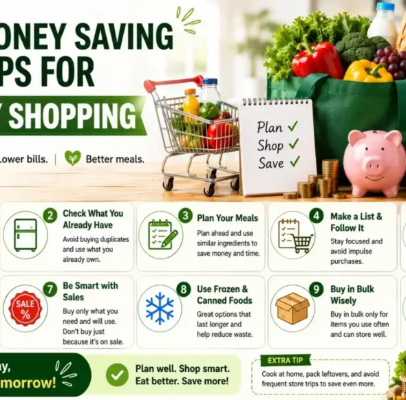 Smart Money Saving Tips For Grocery Shopping on a Budget