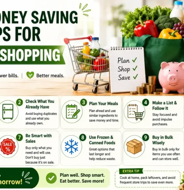 Smart Money Saving Tips For Grocery Shopping on a Budget