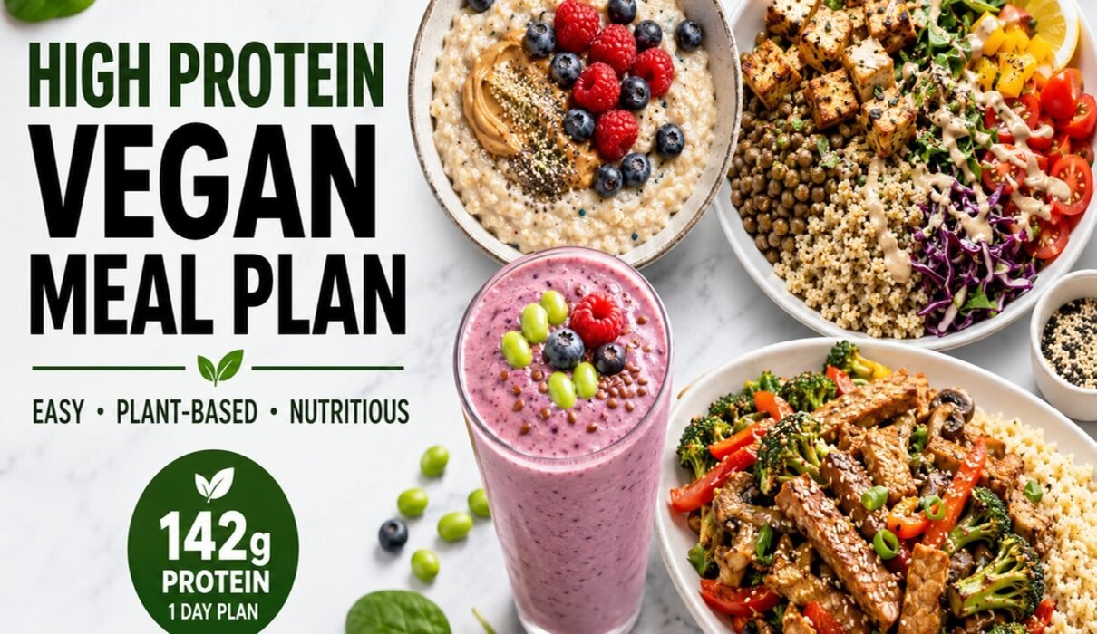 high protein vegan meal plan