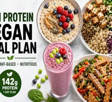 high protein vegan meal plan