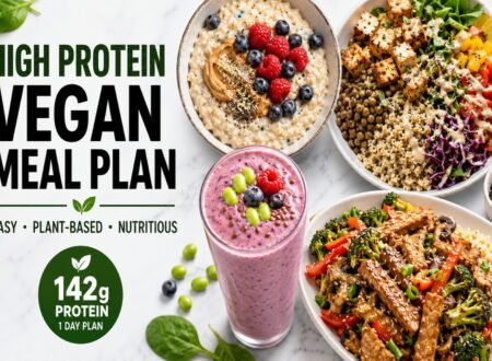 high protein vegan meal plan