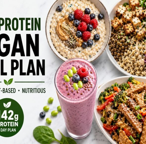 high protein vegan meal plan
